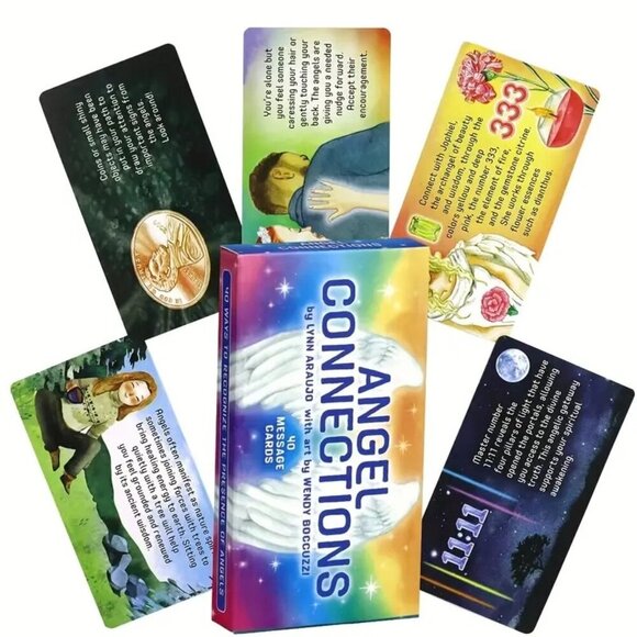 Angel Connection Oracle Message Cards 40 Ways to Recognize the Presence of Angel - Picture 8 of 9